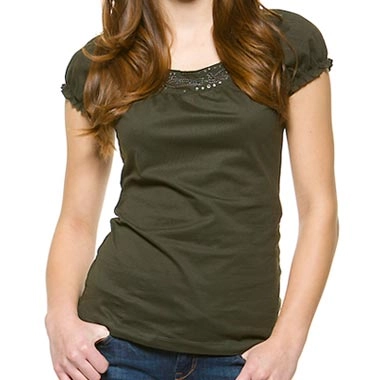 Women's knit t-shirt