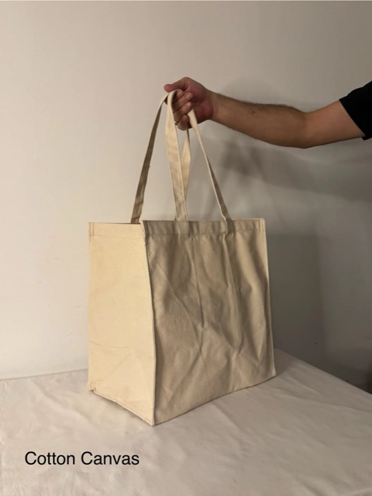Light canvas and jute bag